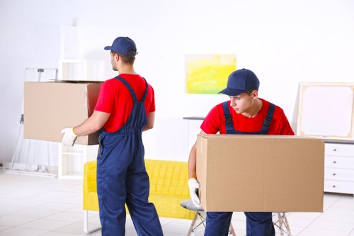 Movers preparing for a residential move in Richmond upon Thames