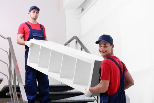 Office removals team planning a business move in Richmonduponthames