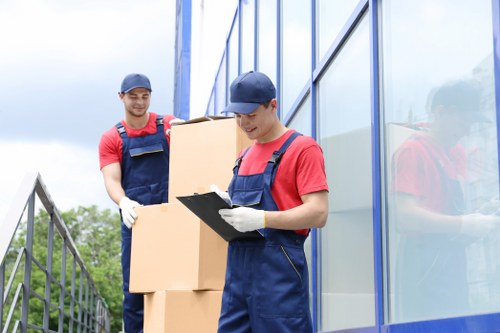 Moving team assisting with a Richmond upon Thames property relocation