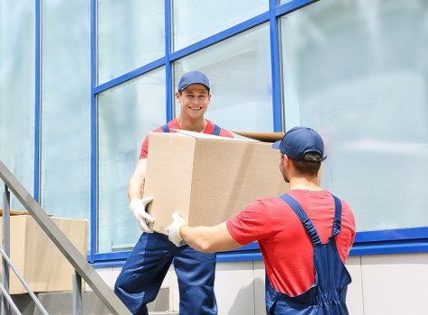 Packing and furniture handling during a local home move