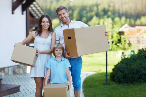 House removal team planning a move in Richmonduponthames