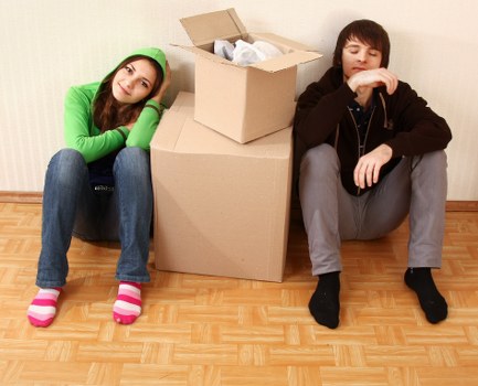 Furniture being moved with a truck service near Richmond upon Thames homes