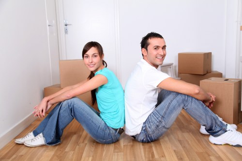Moving truck access and parking considerations on a local residential street